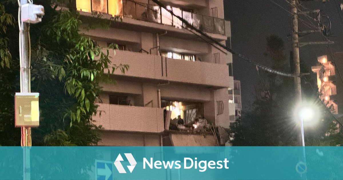 西川口駅近くのマンションで爆発 建物の一部が崩れる 埼玉 | NewsDigest